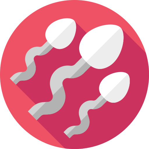 sperma Flat Circular Flat icon