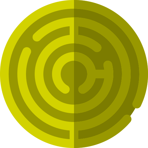 laberinto Basic Rounded Flat icono