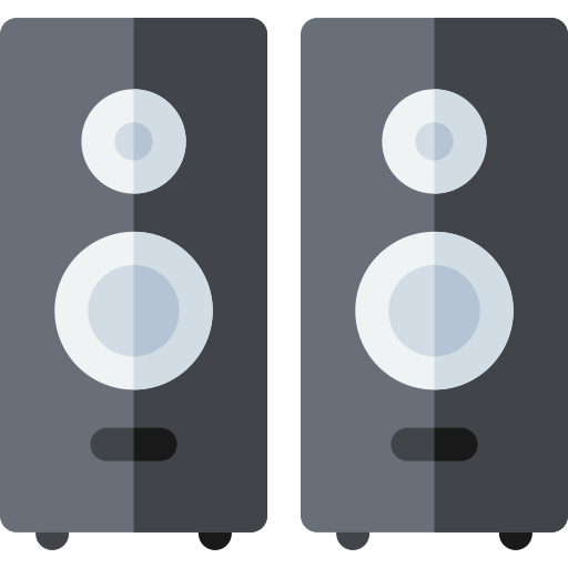 音楽スピーカー Basic Rounded Flat icon