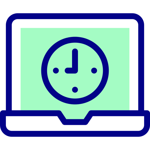 ordenador portátil Detailed Mixed Lineal color icono