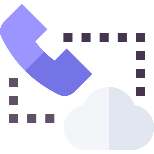 voip Basic Straight Flat icon