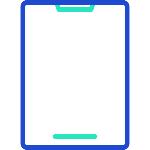태블릿 Generic Outline Color icon