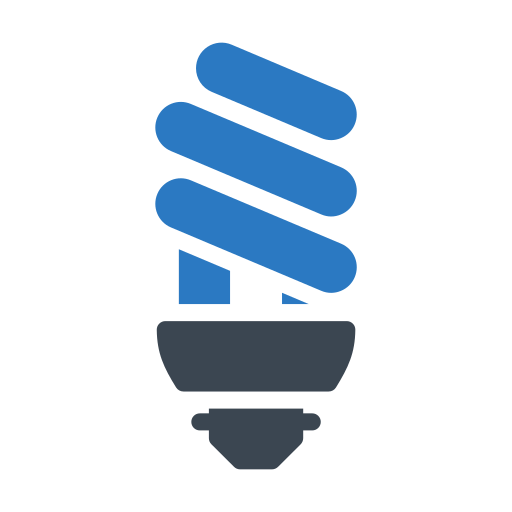 energiesparendes licht Generic Blue icon
