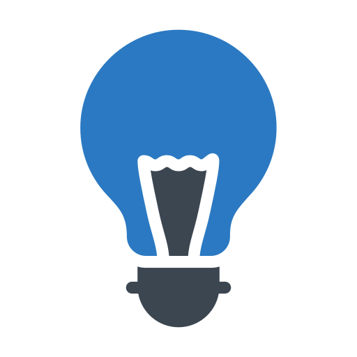 lâmpada elétrica Generic Blue Ícone