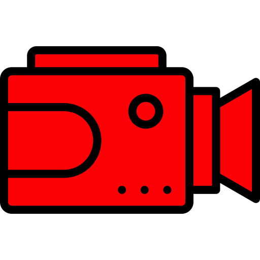 videocamera Generic Outline Color icona