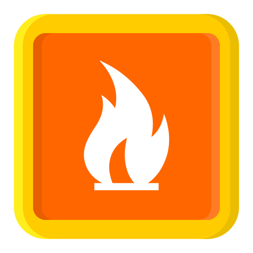 allarme antincendio Generic Flat icona