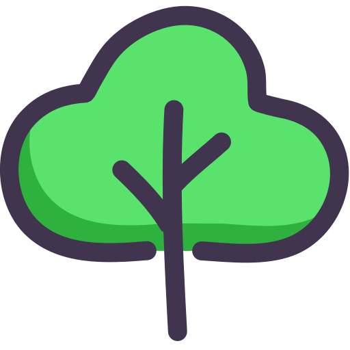 Tree Generic Hand Drawn Color icon