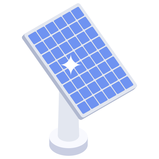 panel solar Generic Isometric icono