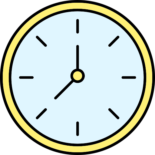 wanduhr Generic Outline Color icon