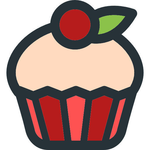 cupcake Soodabeh Ami Lineal Color icon