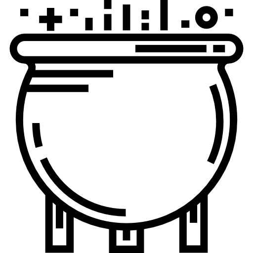 Cauldron Detailed Straight Lineal icon