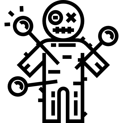 lalka voodoo Detailed Straight Lineal ikona