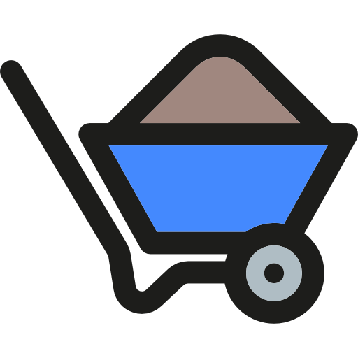 Wheelbarrow Soodabeh Ami Lineal Color icon