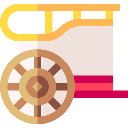 carruaje Basic Straight Flat icono