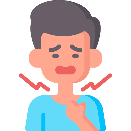 Sore throat Special Flat icon
