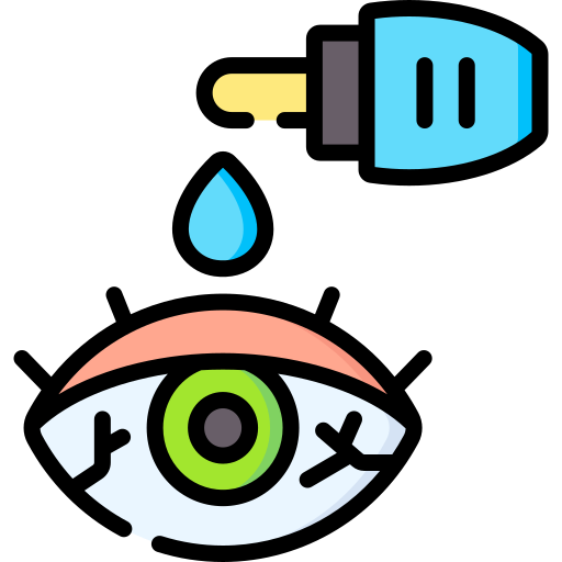 Eye drops Special Lineal color icon