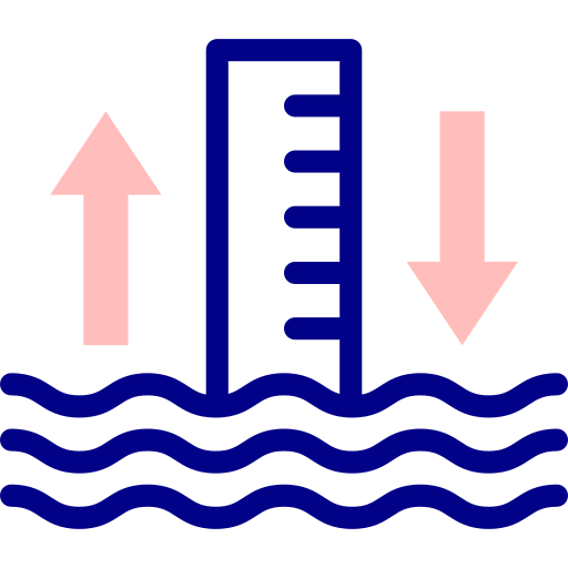 海面 Detailed Mixed Lineal color icon