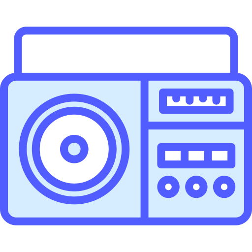 radio Generic Blue icoon
