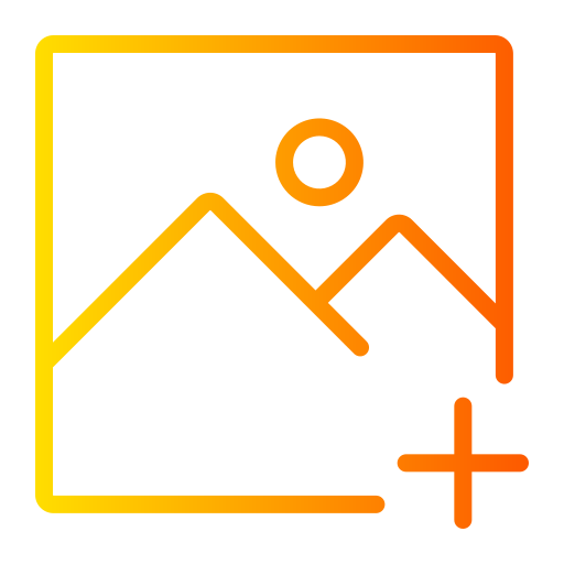 voeg afbeelding toe Generic Gradient icoon