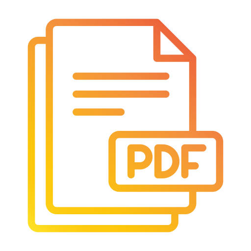 pdf Generic Gradient icono