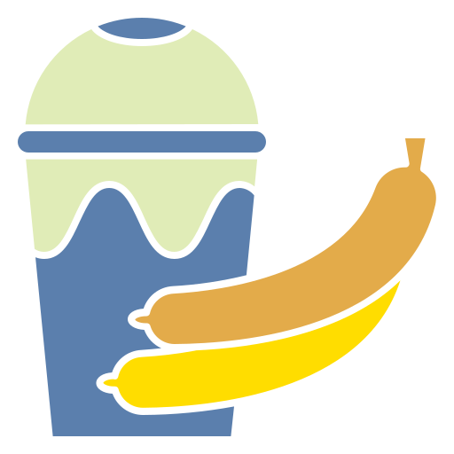 Банановый сок Generic Flat иконка