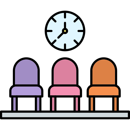 sala d'attesa Generic Outline Color icona