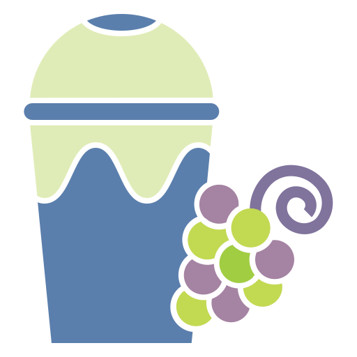 Виноградный сок Generic Flat иконка