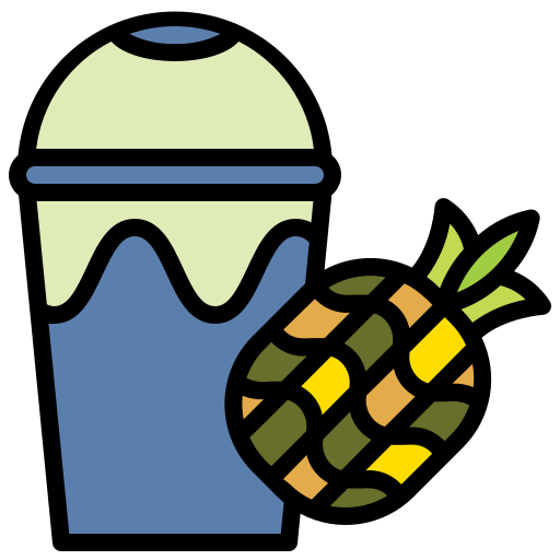succo di ananas Generic Outline Color icona
