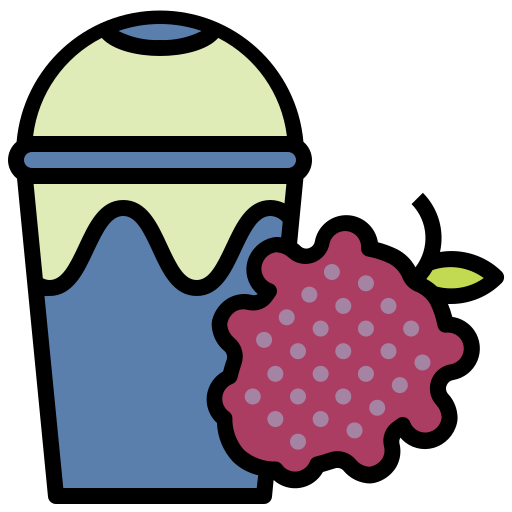 ラズベリー Generic Outline Color icon