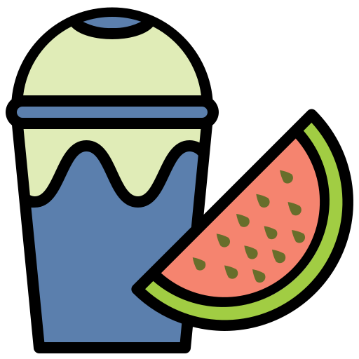 Watermelon juice Generic Outline Color icon