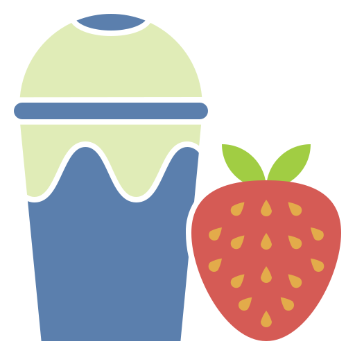 Strawberry juice Generic Flat icon