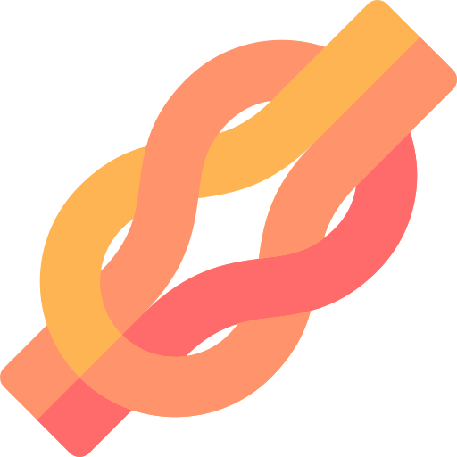 Knot Basic Rounded Flat icon