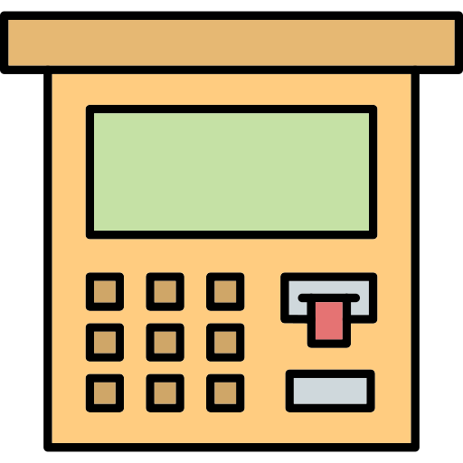 ticket automat Generic Outline Color icon