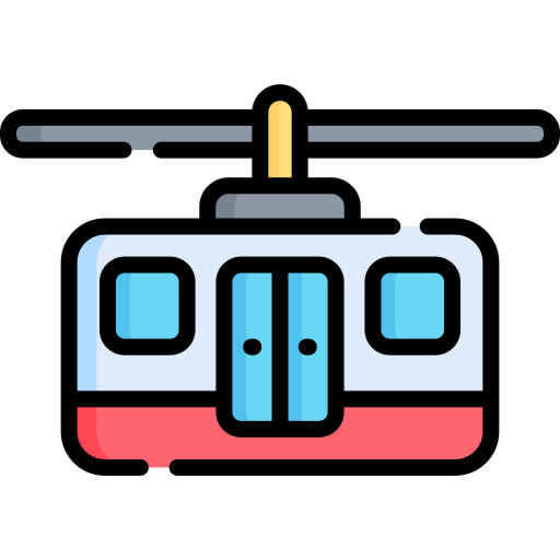 Chairlift Special Lineal color icon