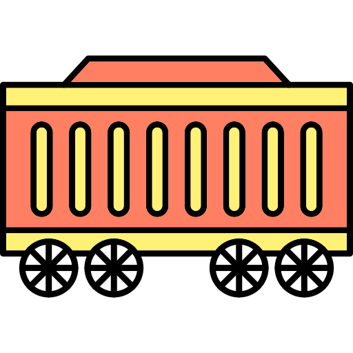 eisenbahnwagen Generic Outline Color icon