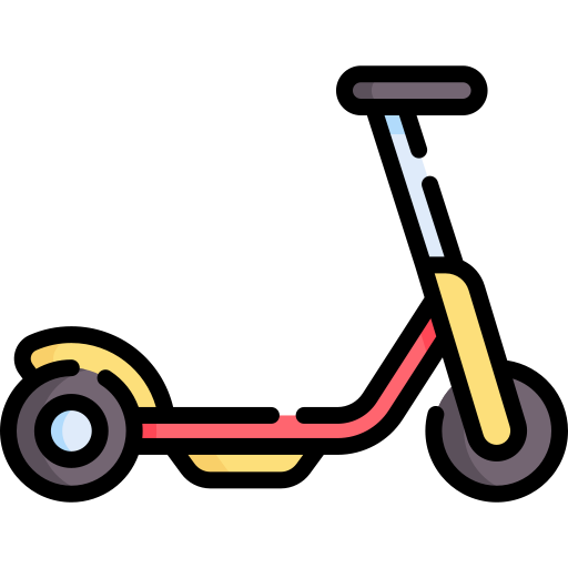 Kick scooter Special Lineal color icon