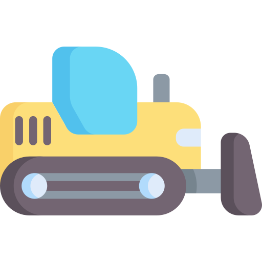 bulldozer Special Flat Icône