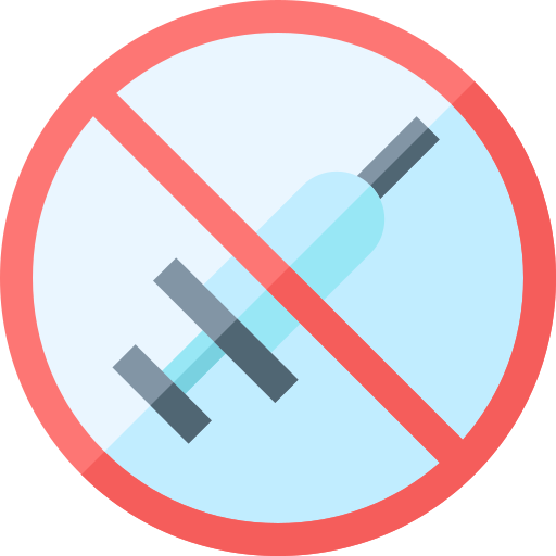 Без вакцины Basic Straight Flat иконка