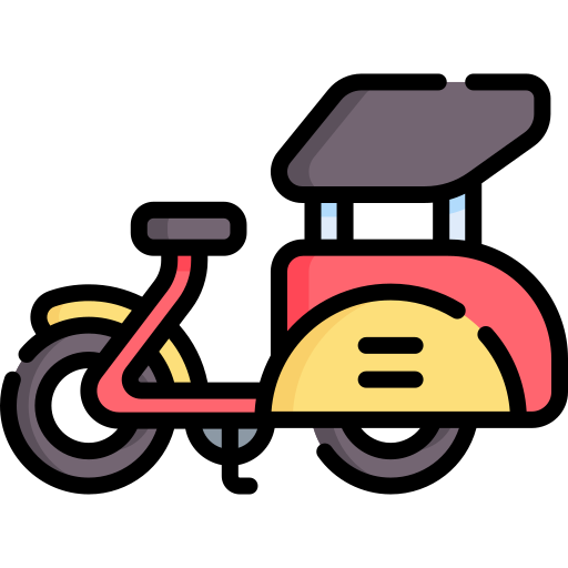 Pedicab Special Lineal color icon