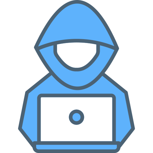 hacker Generic Blue icoon