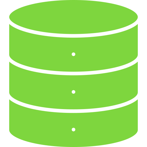 almacenamiento de base de datos Generic Flat icono
