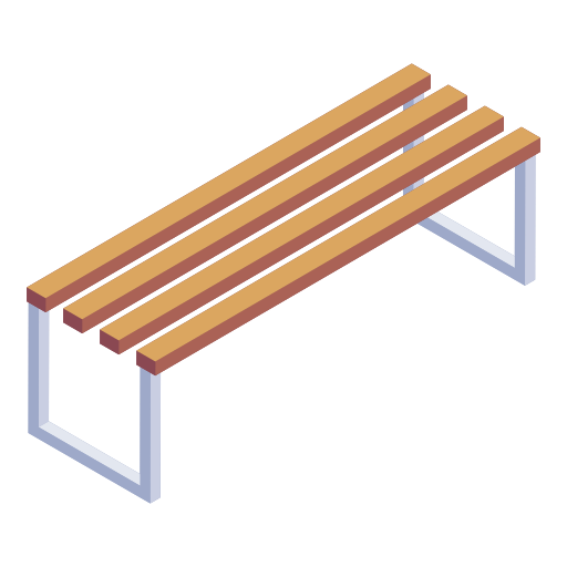 Bench Generic Isometric icon