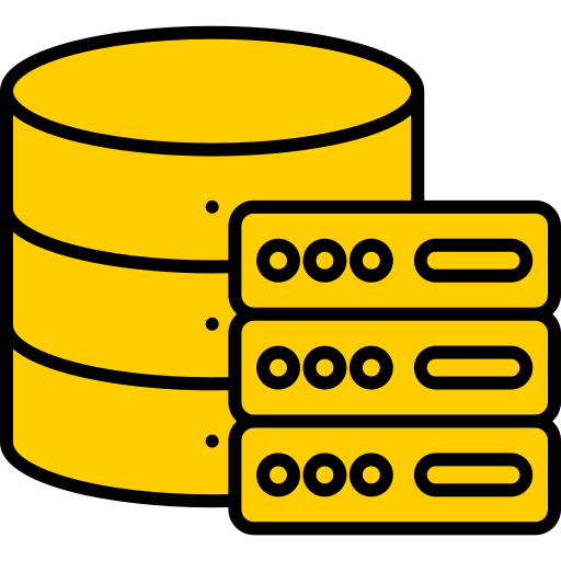 Database storage Generic Outline Color icon