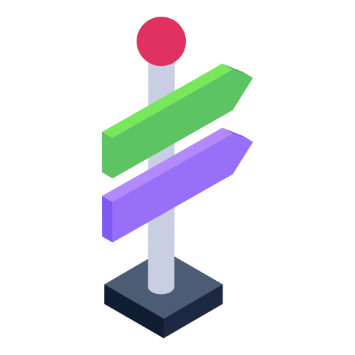 poteau indicateur Generic Isometric Icône