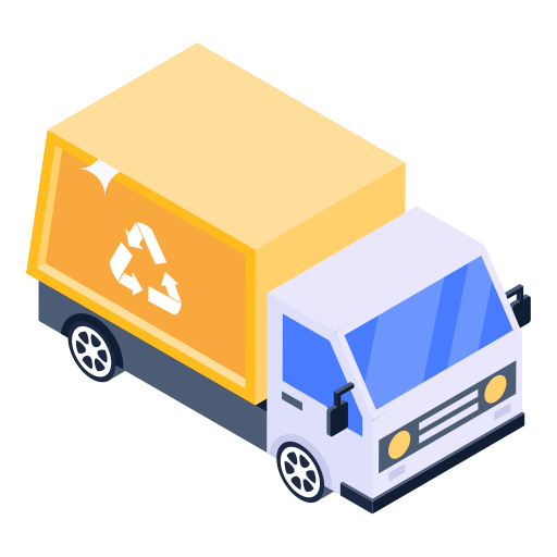 Recycling truck Generic Isometric icon