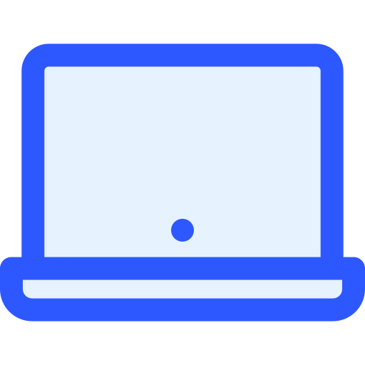 ordenador portátil Generic Blue icono