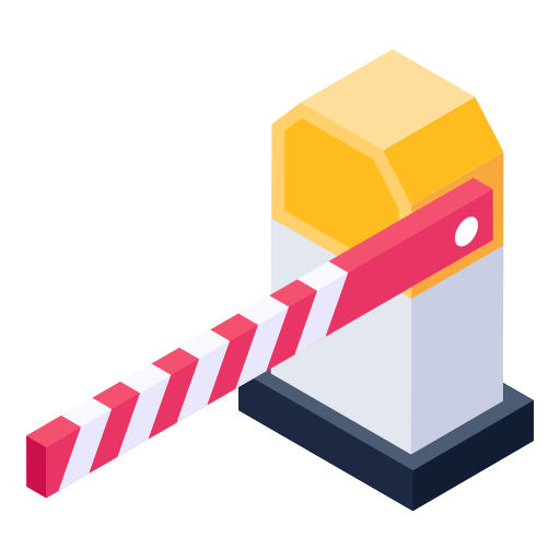 Road barrier Generic Isometric icon