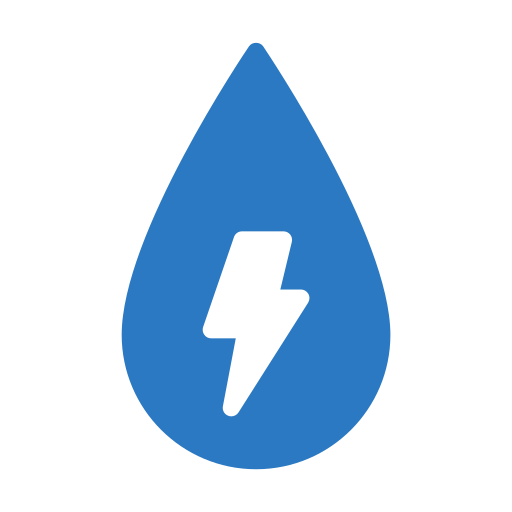 kropla deszczu Generic Blue ikona