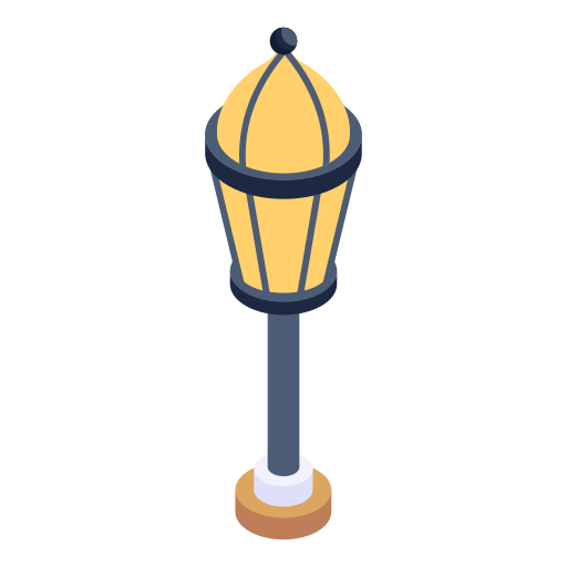 Street lamp Generic Isometric icon