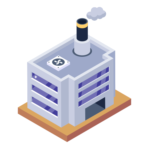 Geothermal energy Generic Isometric icon